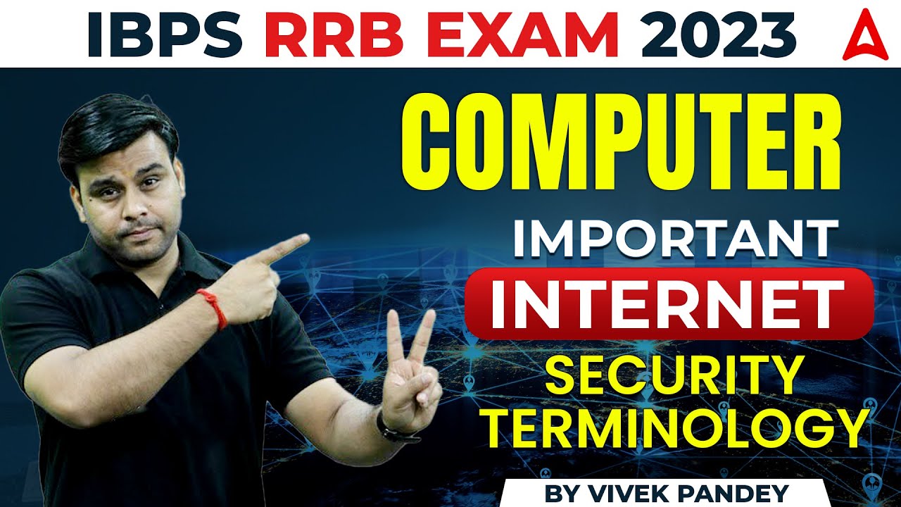 Important internet security terminology for IBPS RRB EXAM 2023  | Computer by Vivek Pandey