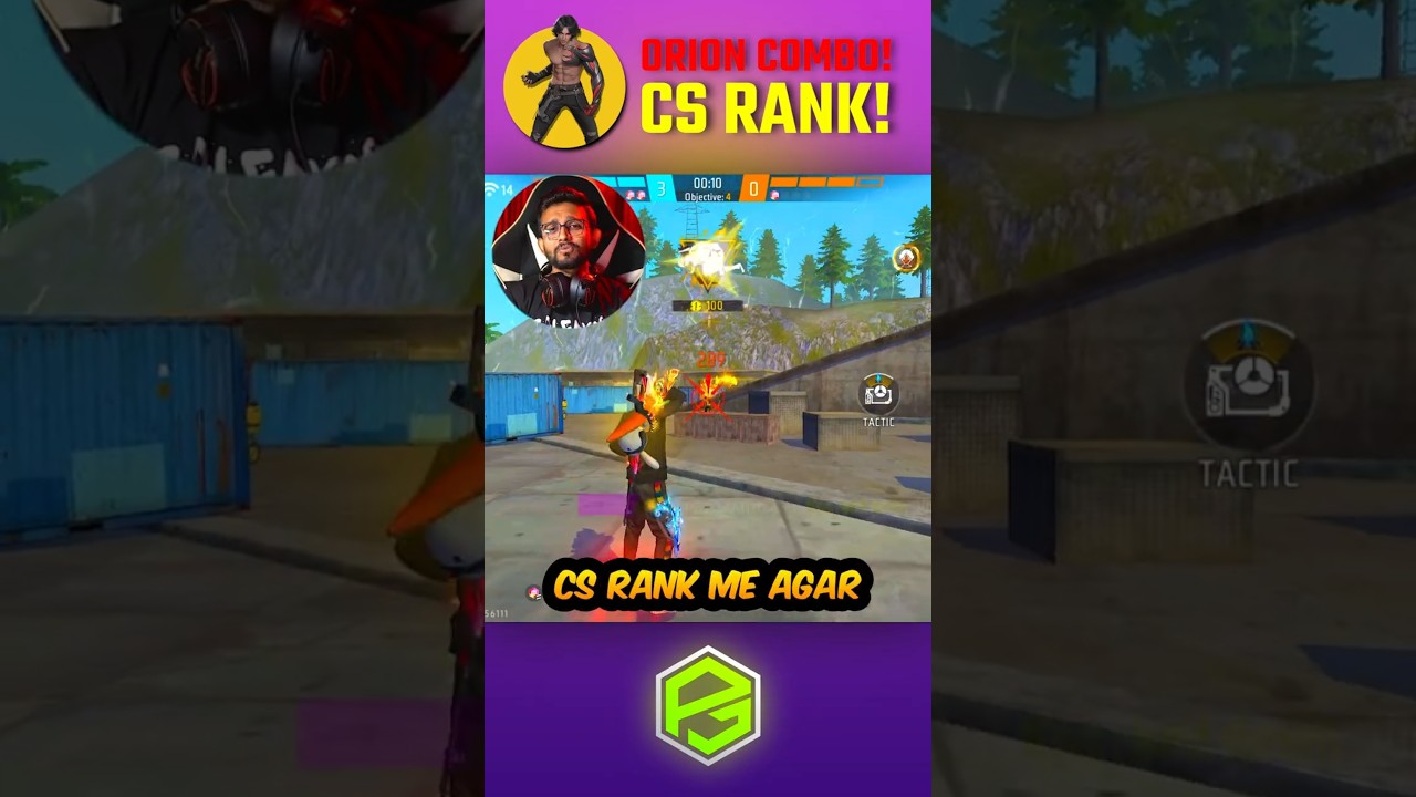 BEST Orion Skill Combo for CS Rank 🔥 | Free Fire MAX