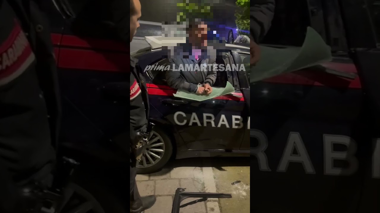 Beccato mentre cerca di entrare in un bar, aggredisce e minaccia i Carabinieri