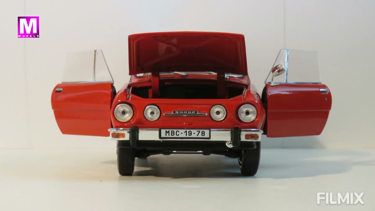 M MODELS - Nr. 79 - ŠKODA 110R - 1/18 - ABREX