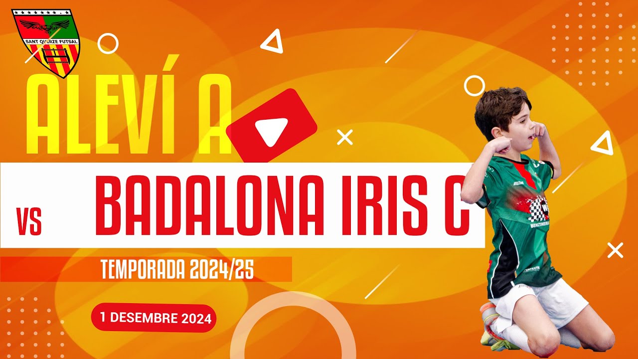 01/12/24 Sant Quirze A 5 - Badalona Futsal Iris C 3
