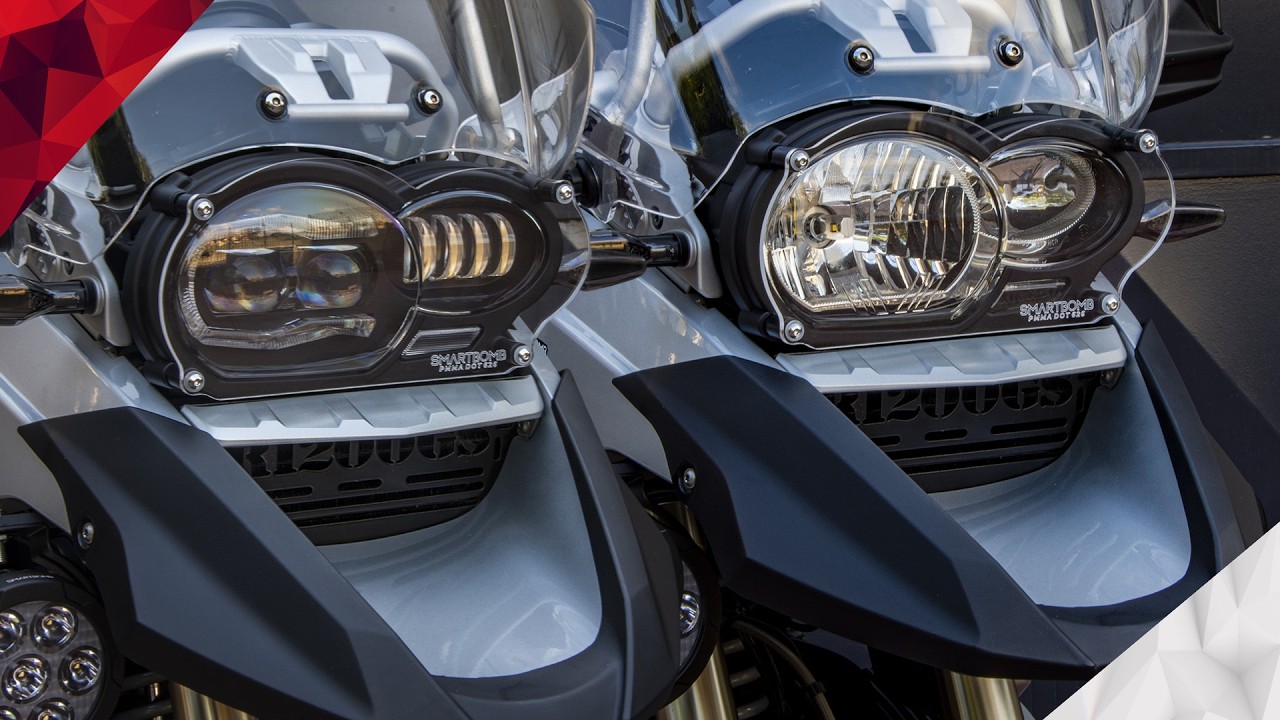 PROTEZIONE FARO 100% ITALIANO BMW R1200GS BIALBERO MONOALBERO 2004 AL 2013 SISTEMA SNAPLOCKsystem