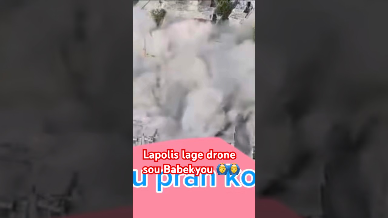 Lapolis lage drone sou Babekyou #haiti #viralvideo #news #ayitireveyew #vivansanm #malabu #adieu