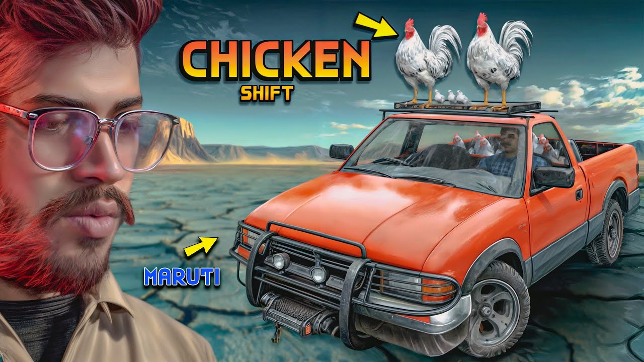 Chicken On 🛻New Car | New House Design | EP:29 Ranch Simulator | 🤠 Spanker Farming