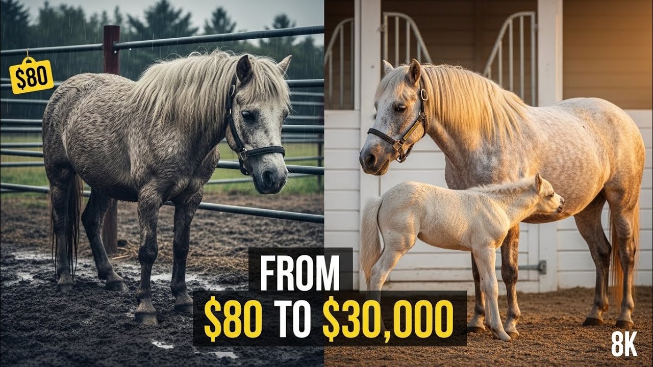 She Paid $80 for a Defective Horse... Now Her Foals Sell for $30,000 Each