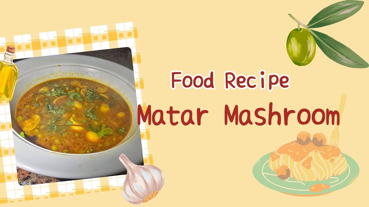 Matar Mashroom. Mummy di Rasoi.Punjabi recipe । Indian food  