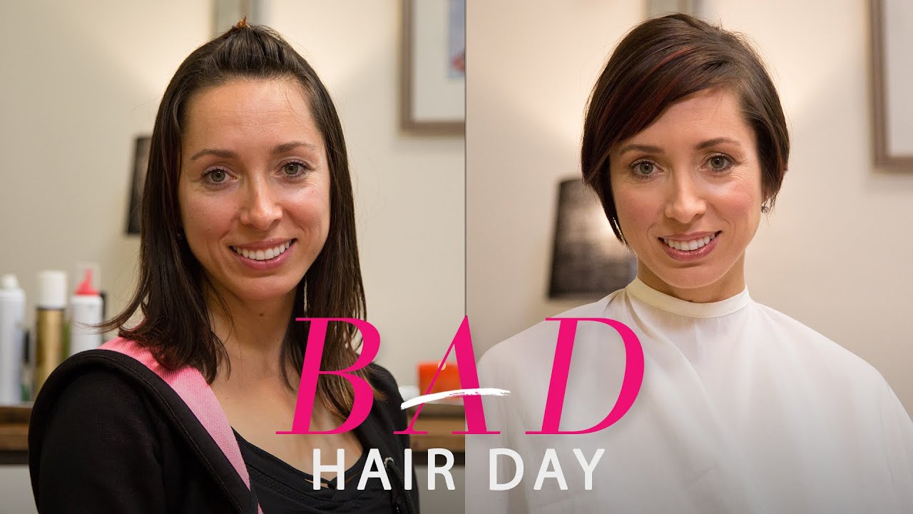 The Perfect Edgy Cut for a Busy Working Mom—Glamour’s Bad Hair Day