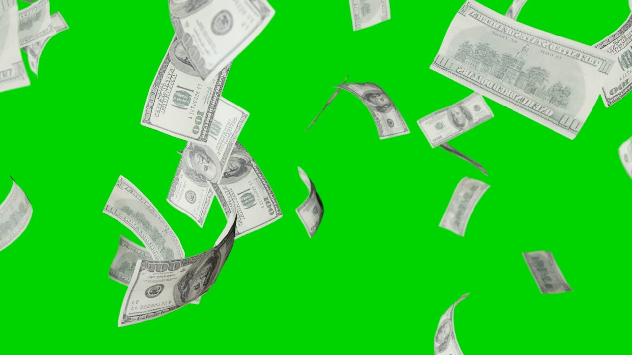 💵 Dollar Falling Green Screen | Money Rain Effect for Edits @satishdesigngraphy
