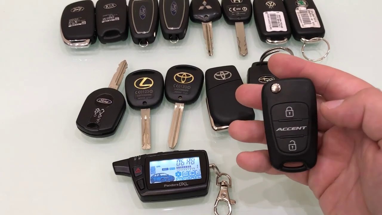 Checking with the tester PANDORA 5000 v9 Full of the different car keys