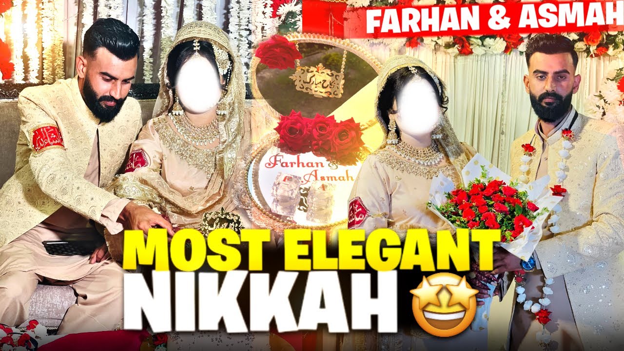Most Elegant Nikkah 😍| Farhan & Asmah | Nikkah Mubarak |#apnakashmirirang #kashmirirang #mirpur