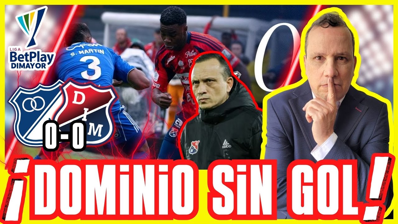 ⚽DOMINÓ, ATACÓ… ¡PERO NO MARCÓ! 😤🟦⬜​​ MILLONARIOS (0)🆚(0) MEDELLÍN 🟥🟦​ LIGA BETPLAY DIMAYOR 2026 - I