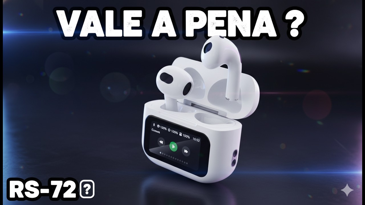 O FONE DO FUTURO! H’MASTON RS-72 Smart Touch Bluetooth 5.4 – Vale a Pena em 2025?
