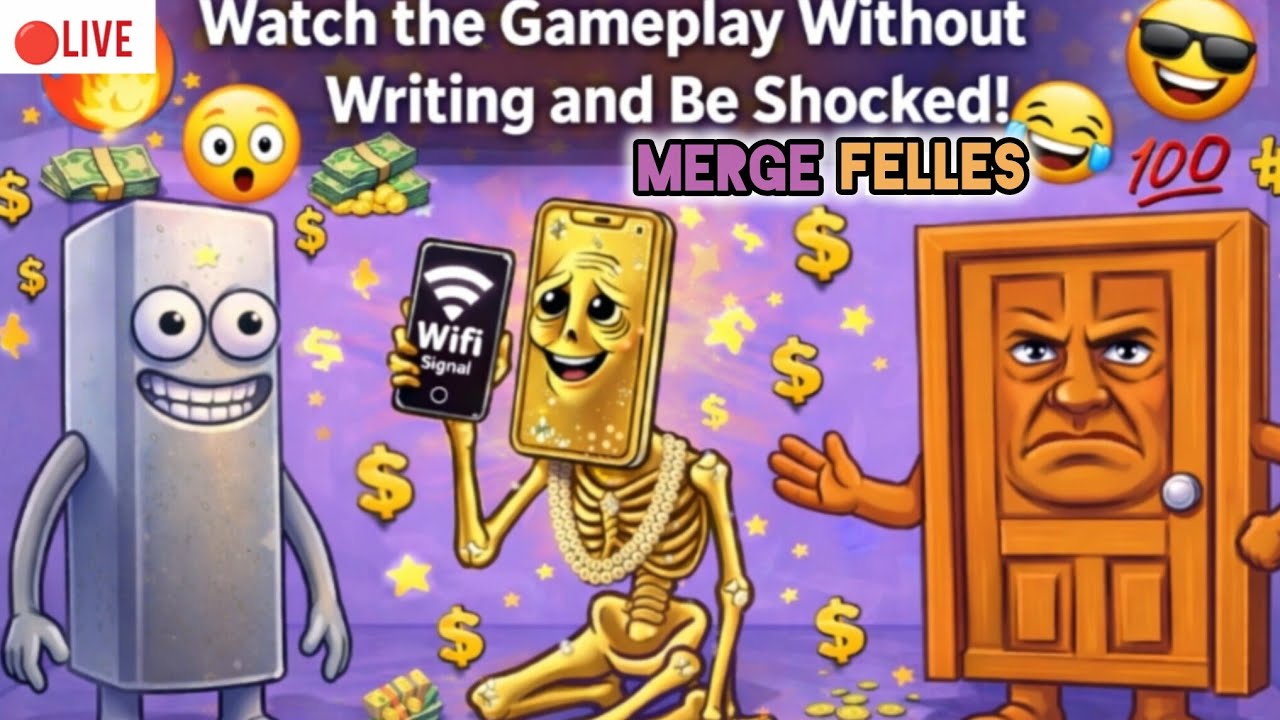 LIVE🔴 MERGE FELLES ITALIAN BRAINROT GOLD Pot Hotspot Gold New Update⁉️ Day 12 #mergefellas#Shorts