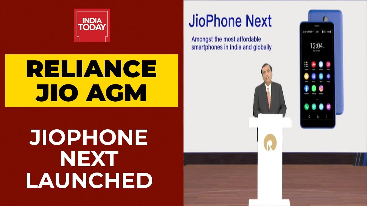 JioPhone Next smartphone launched, Google Says It Runs Special Version Of Android | India Today