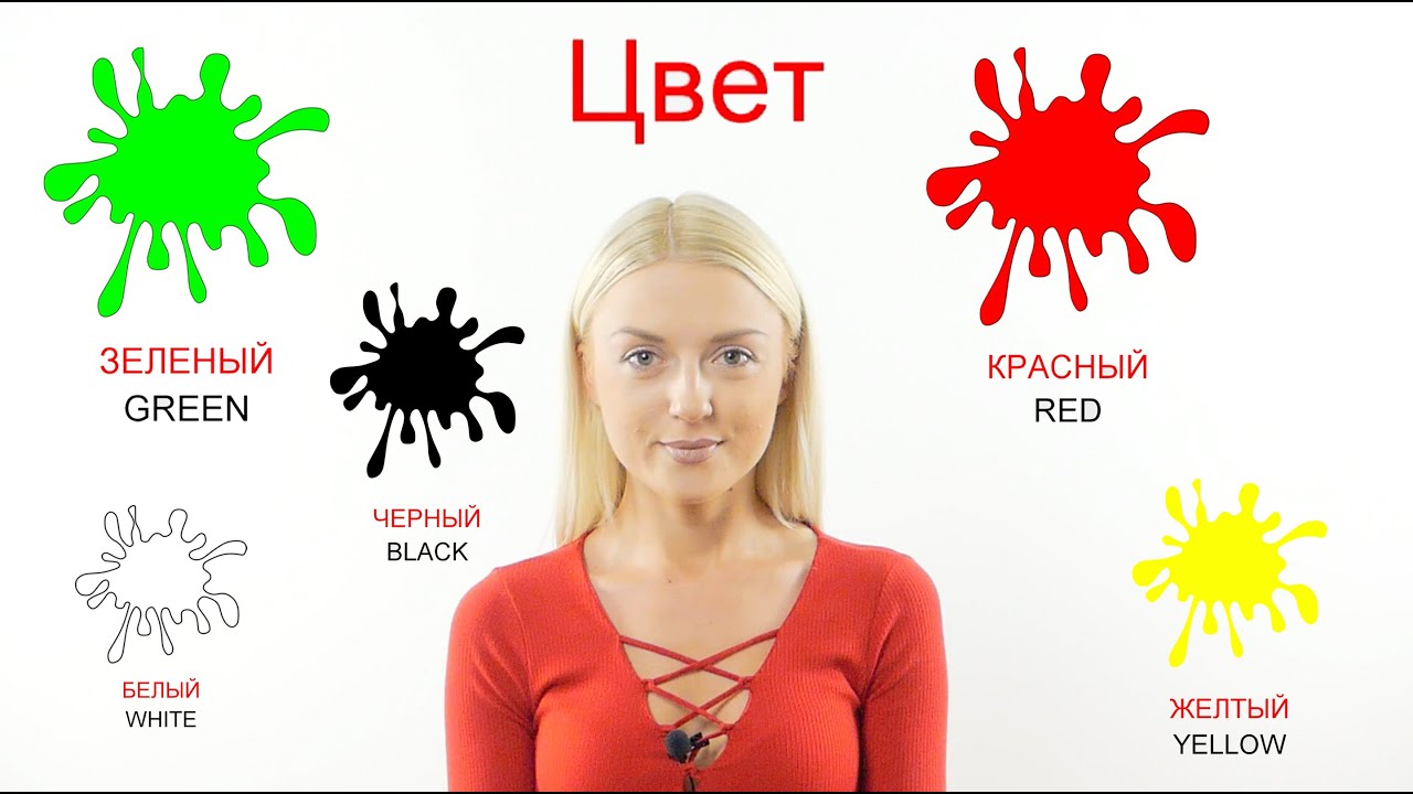 Colors in Russian Language II Learn Russian with Native Speaker 1/12
