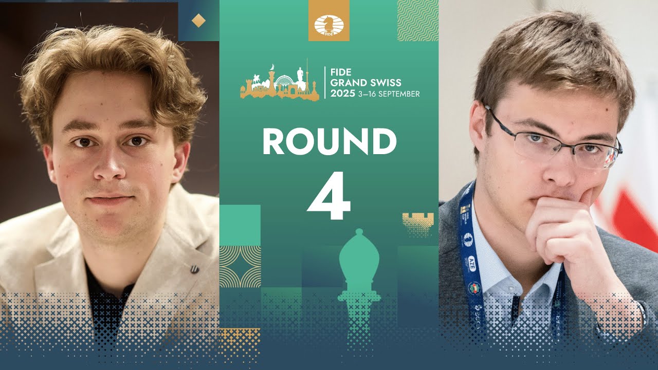 🇩🇪 Vincent Keymer vs Frederik Svane 🇩🇪| FIDE Grand Swiss 2025 | Round 4 | Board 5