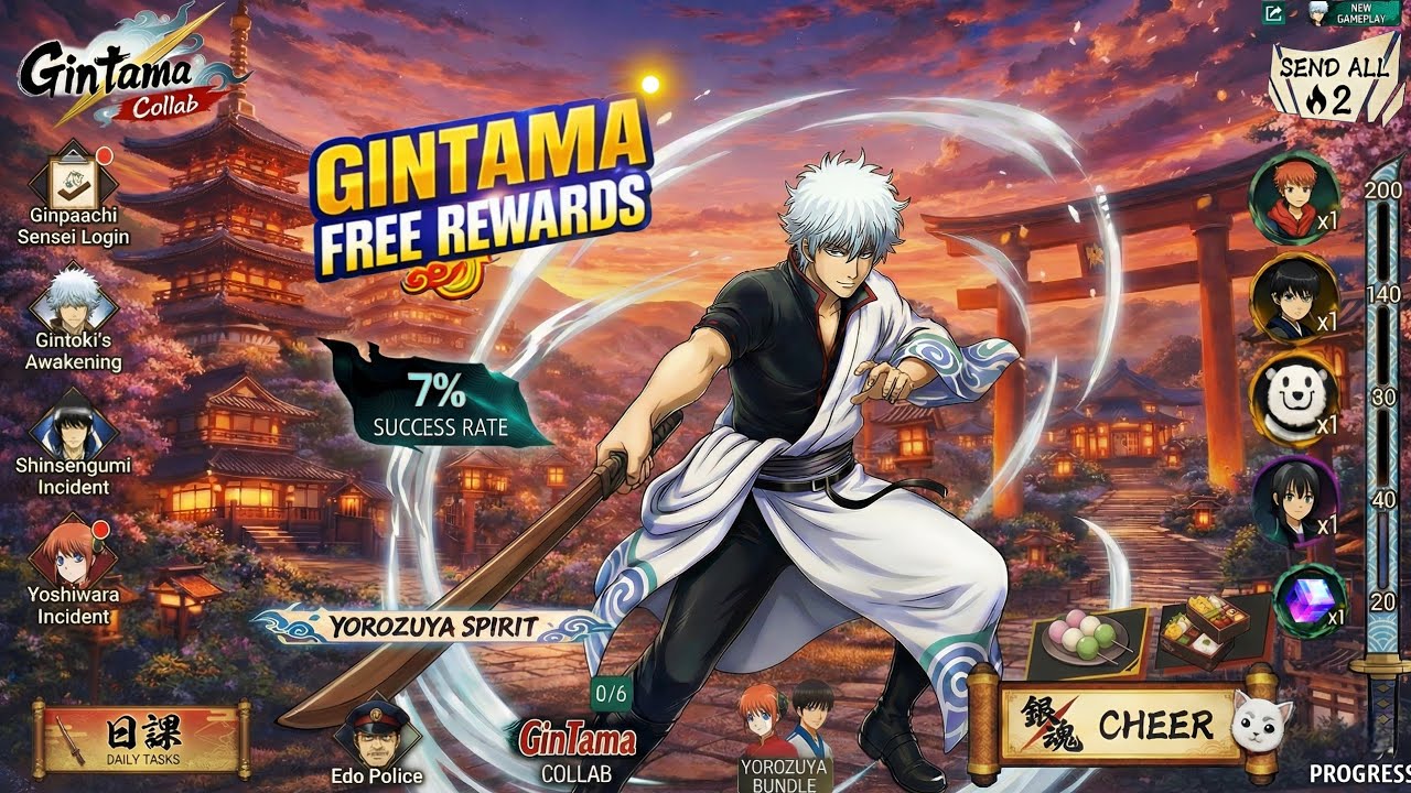 GinTama Event Free Rewards 🔥🤯 | Gintama OB53 Update Free Fire | free fire new event | ff new event