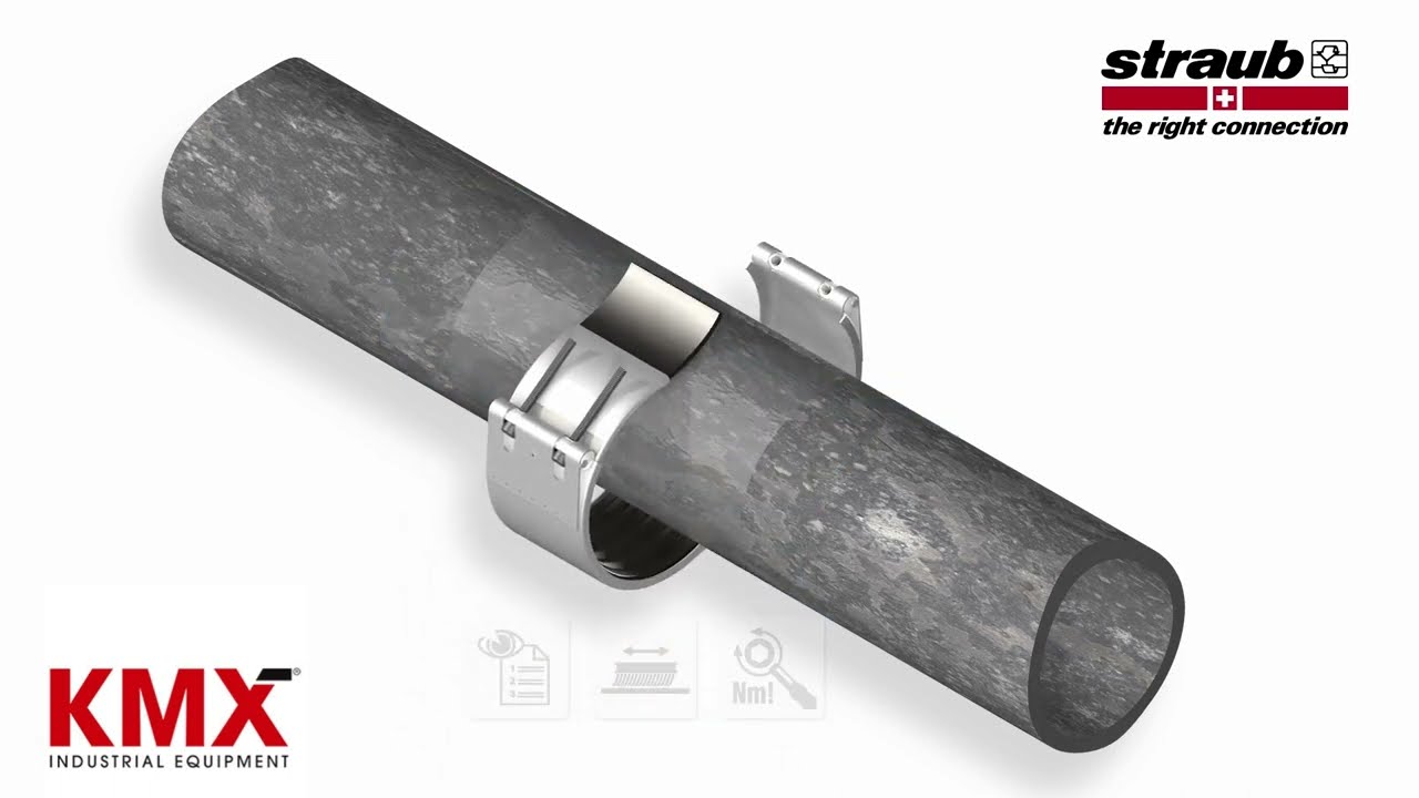 Acople STRAUB Open Flex para uni&oacute;n y reparaci&oacute;n de tuber&iacute;as