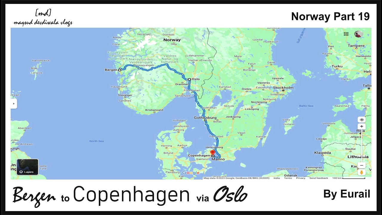 Bergen to Copenhagen via Oslo I Eurail I Norway Part 19