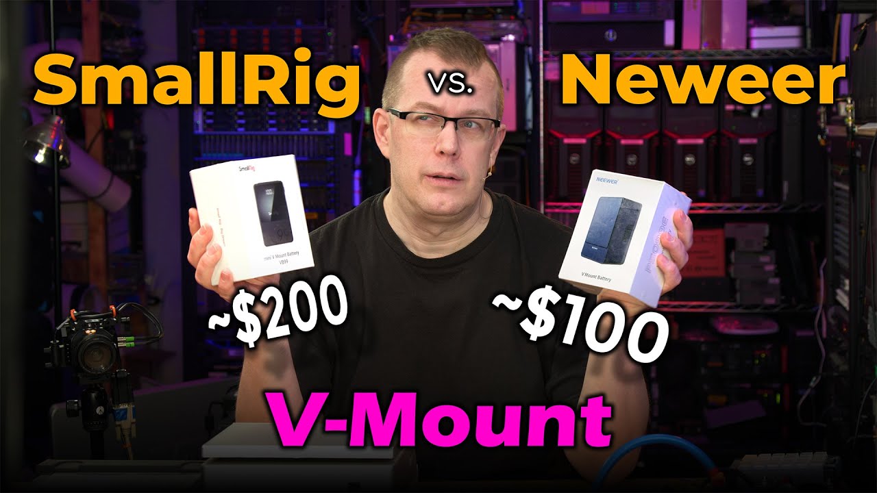 V-Mount Batteries - SmallRig vs. Neweer 99Wh
