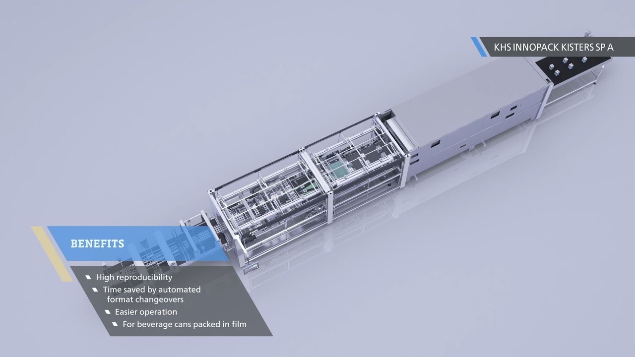 Automated format changeovers on KHS packaging machines for beverage cans