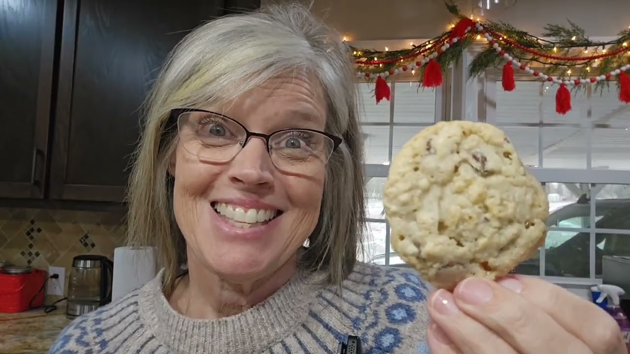 Chocolate Chip Cookies (with Rice Crispies) and some Sledding 