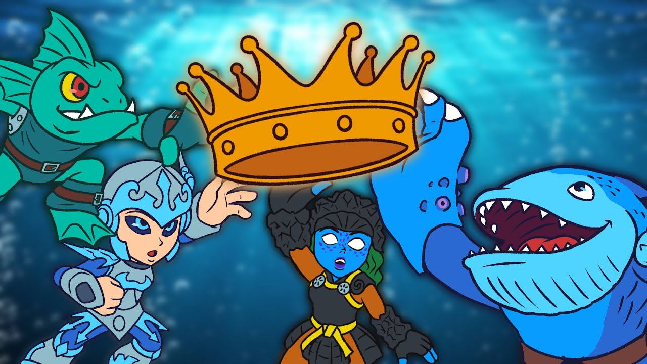 I attempted Skylanders hardest challenge with EVERY Water Skylander