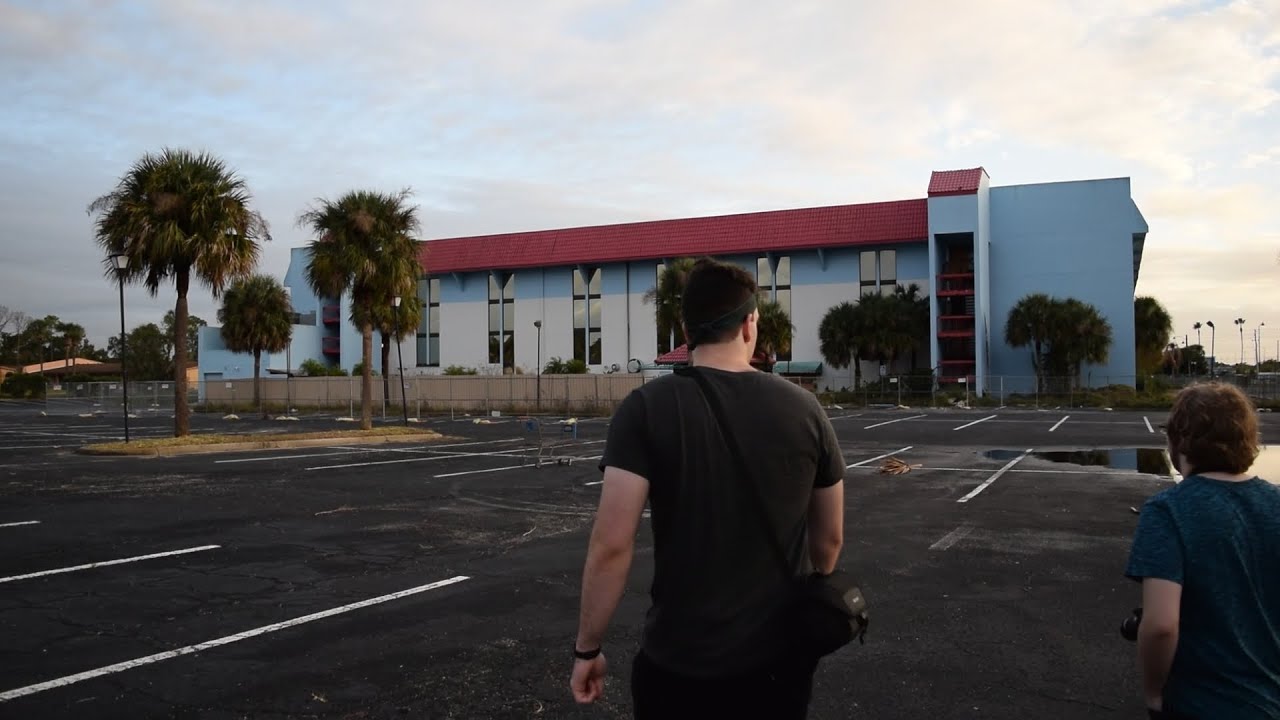 Two abandoned hotels in Orlando (One still had power)