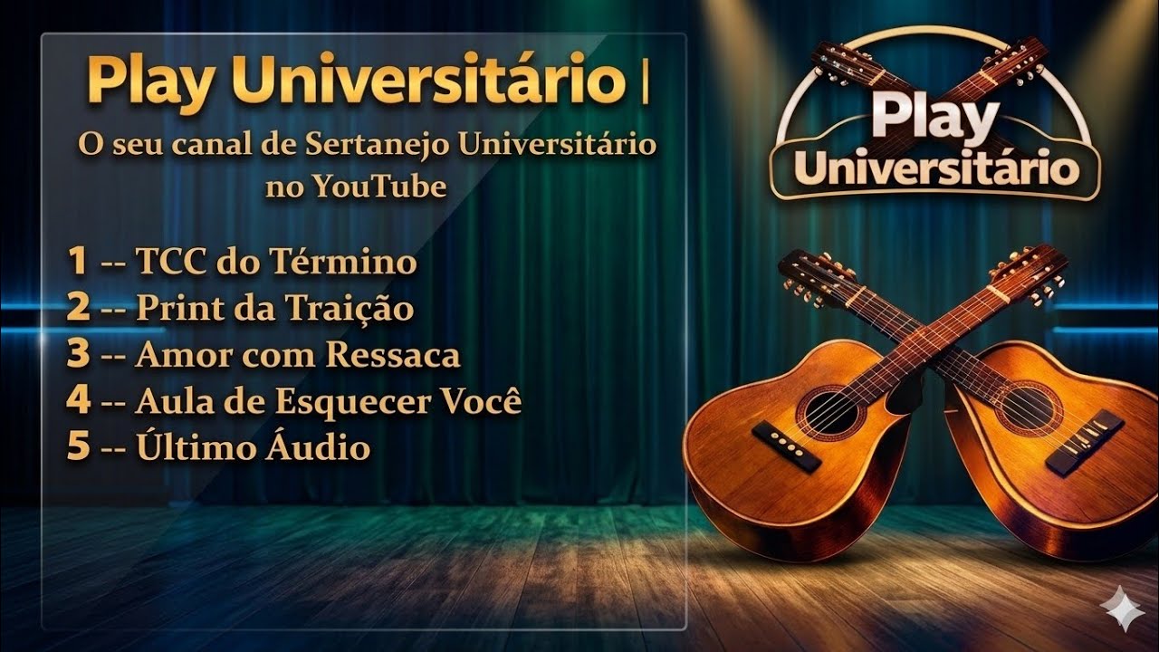 PLAY UNIVERSITÁRIO 🎓🔥 As Melhores Sertanejas Universitárias 