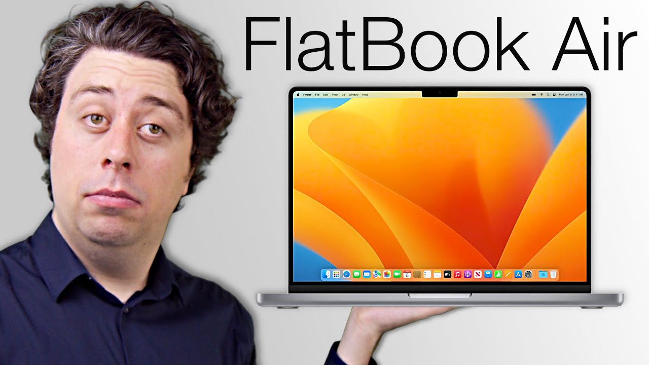 M2 MacBook Air PARODY - “FlatBook Air”