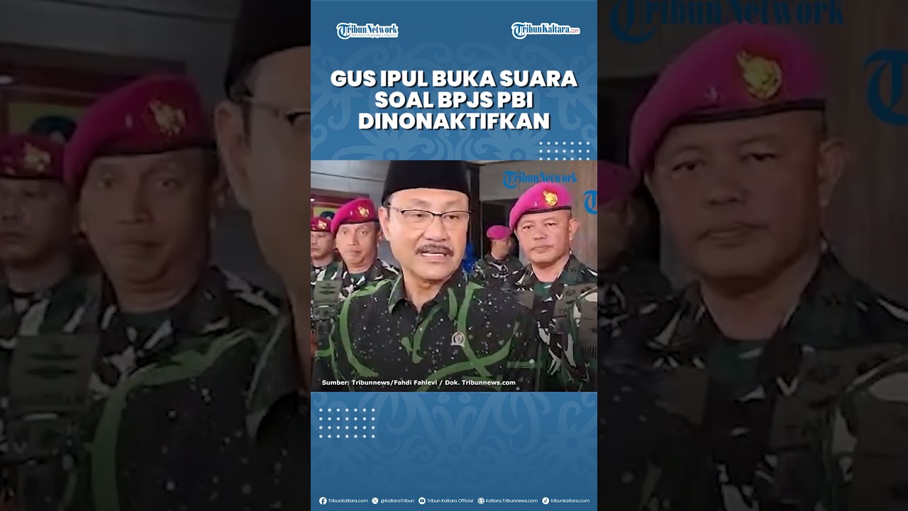 Gus Ipul Menanggapi soal Polemik BPJS PBI, Bantuan Tetap Berjalan dan Kuota Tidak Dikurangi