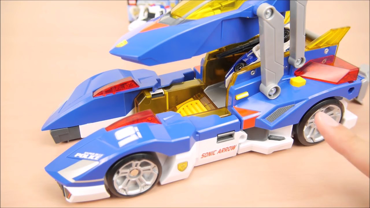 トミカ ハイパーブルーポリス 01 02 ブルーイーグル ブルーバイソン 隊員&武器セットA・B　／ Tomica, Hyper series, Hyper Blue Police ／ ソニックアロー