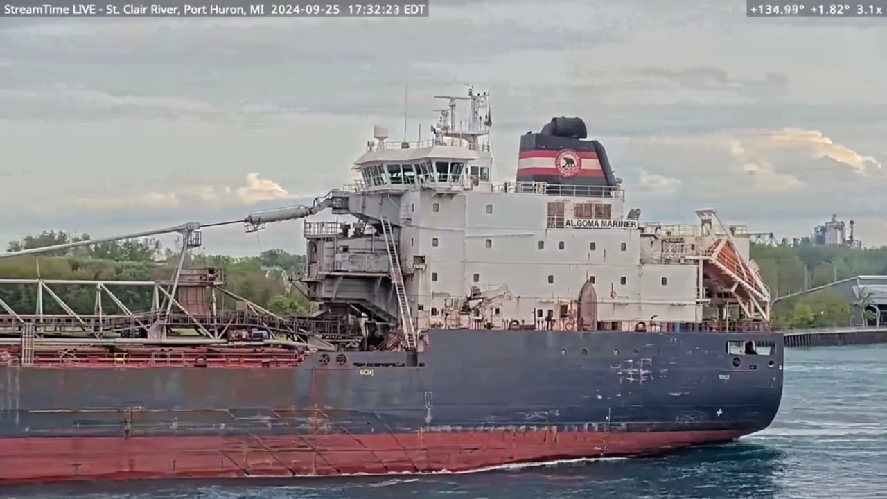 Ship Parade Passing Port Huron on Sept 25th, 2024