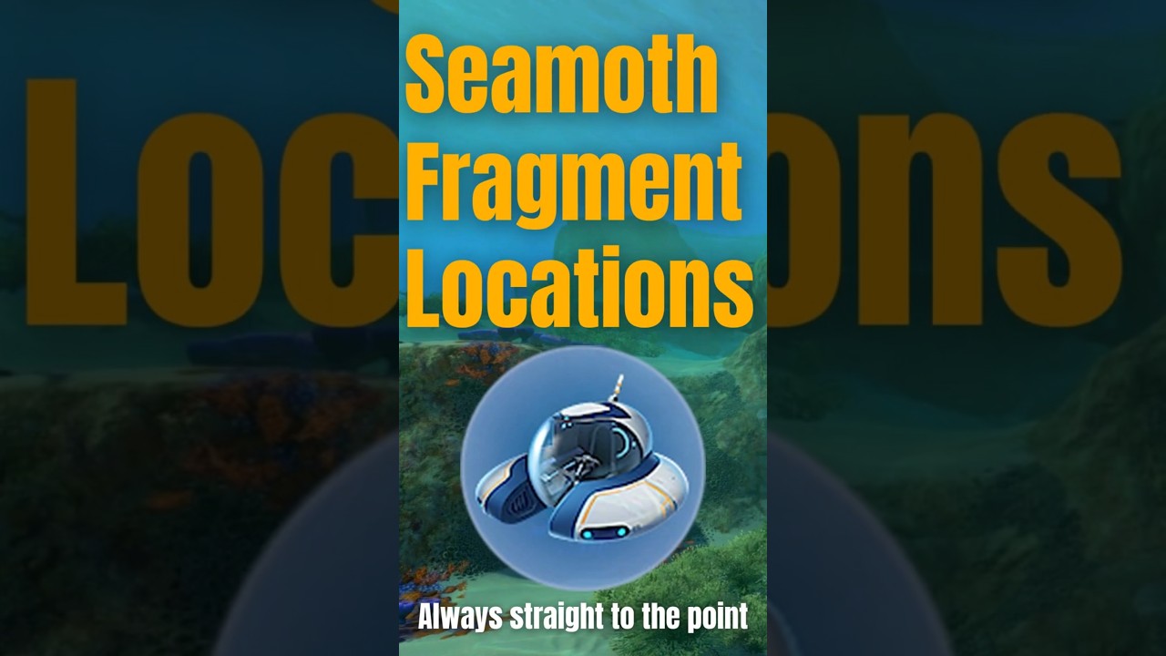 Seamoth Fragment Locations | Subnautica #subnautica #subnauticaguide