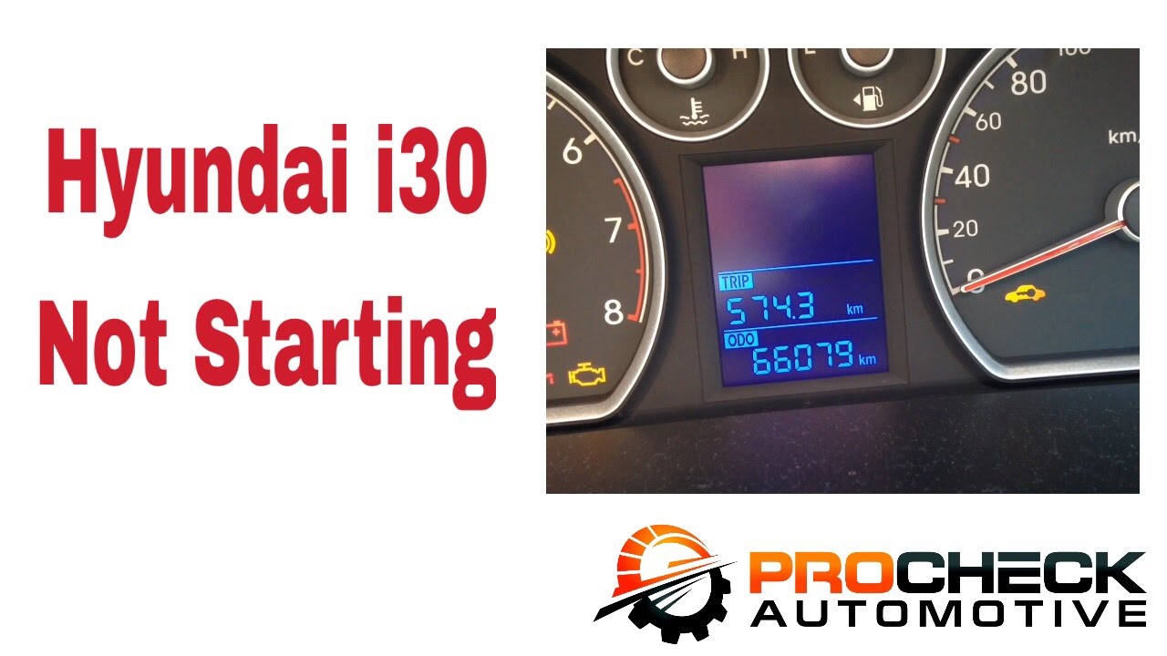 Hyundai i30 not starting