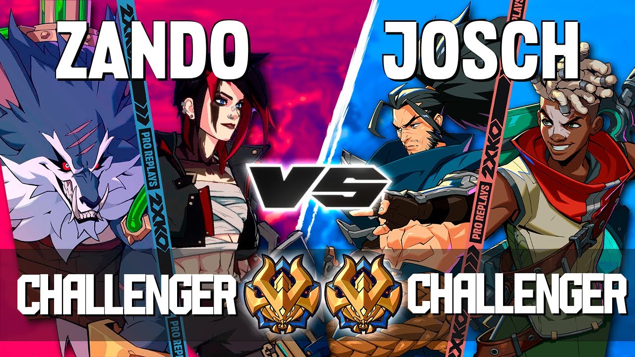 2XKO ▰ ZANDO (Vi-Warwick) vs JOSCH (Yasuo-Ekko) ▰ 2XKO Pro level replays