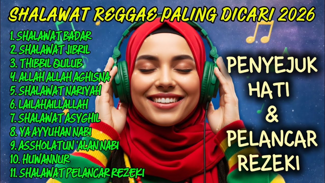 Sholawat Reggae Penyejuk Hati Full Album🌿 | Musik Islami Santai & Menenangkan