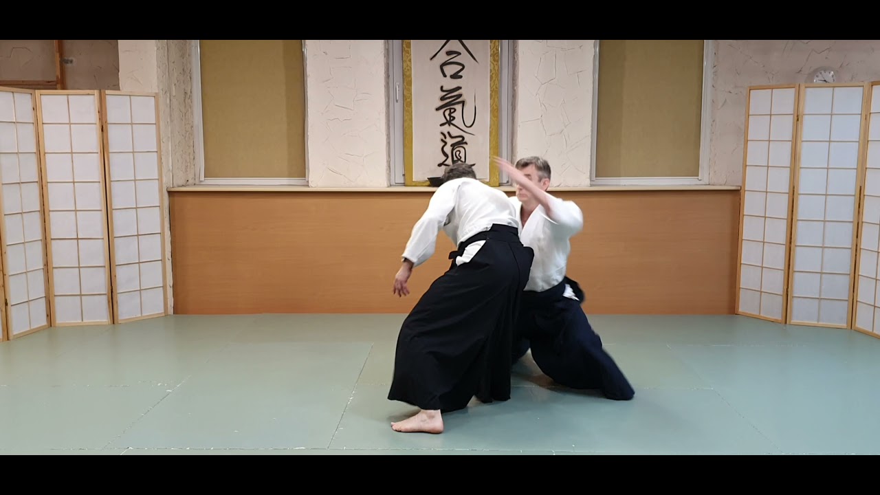 Hanmi hantachi waza, IRIMI NAGE, Katate dori