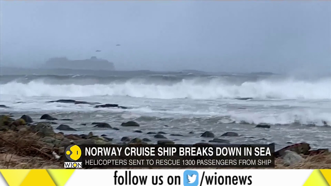 Norway: Helicopters sent to rescue 1300 passengers from ship