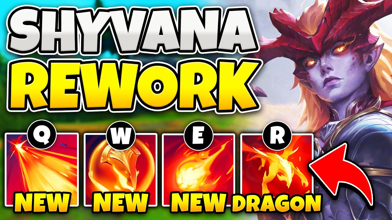 RIOT JUST REWORKED SHYVANA AND IT'S BEYOND AMAZING! (NEW SPELLS, EFFECTS, AND MORE)