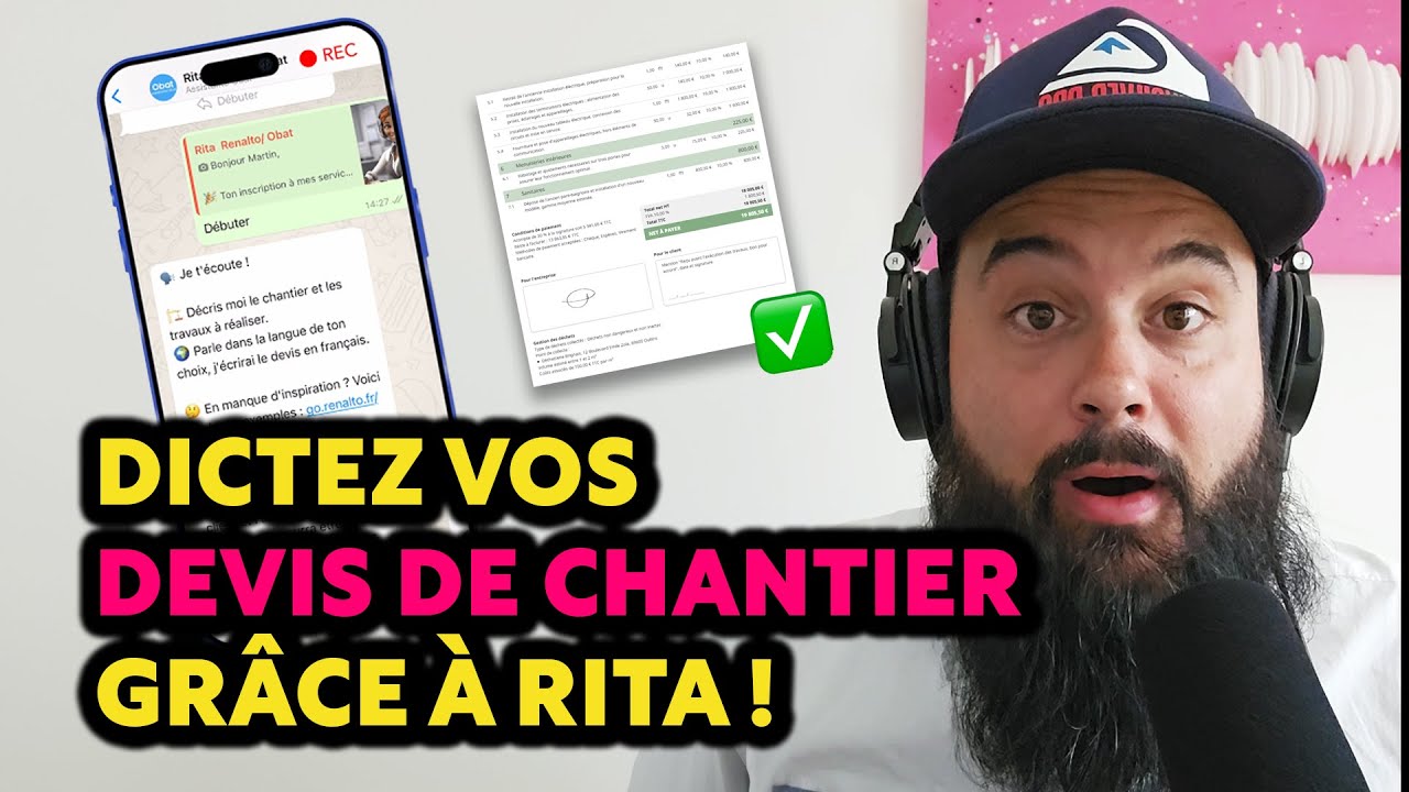 🚀Dictez vos devis de chantiers avec RITA I Obat