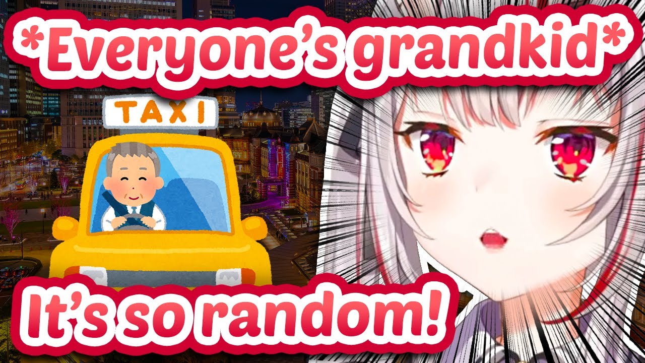 Ayame Keeps Randomly Getting Candy From Taxi Drivers 💀【ENG Sub Hololive】