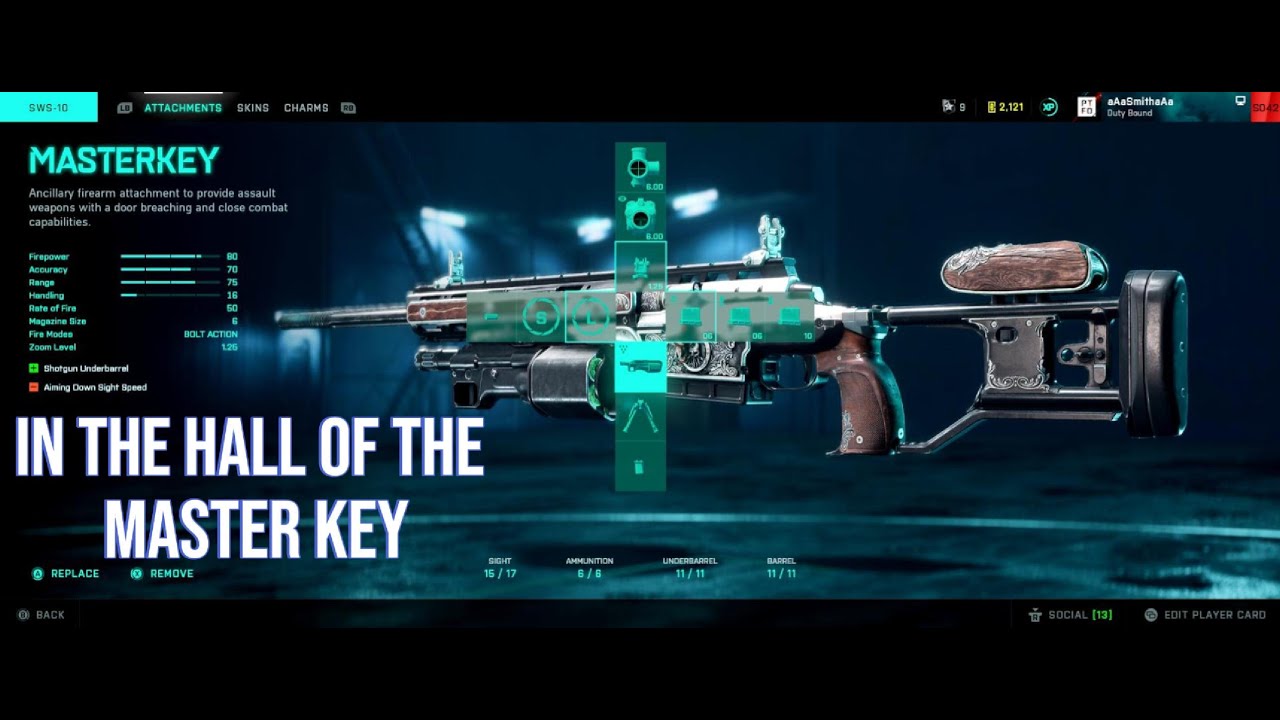 In The Hall Of The Master Key - Battlefield 2042 Master Key Weapon Exploit! aAaSmithaAa