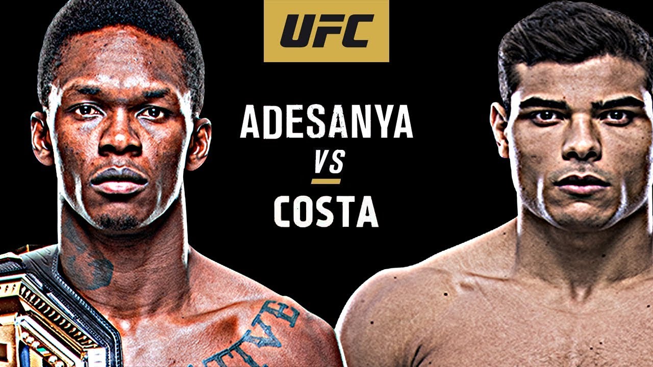 Израиль Adesanya Vs Paulo Costa - Бой Промо
