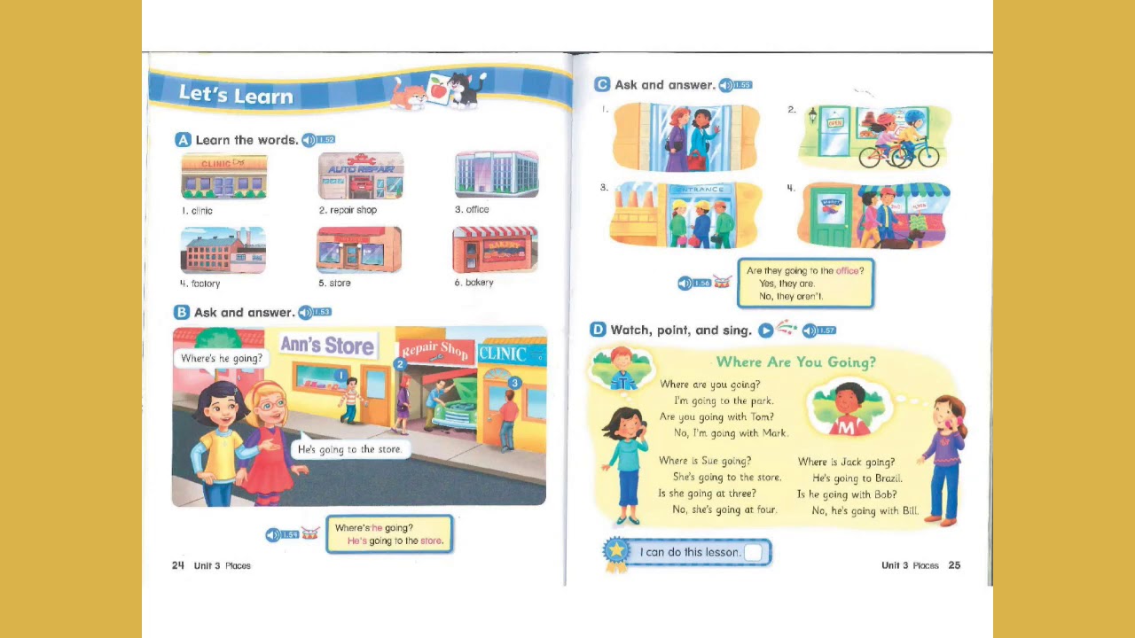 Let's Go: English Book 3 Unit 3