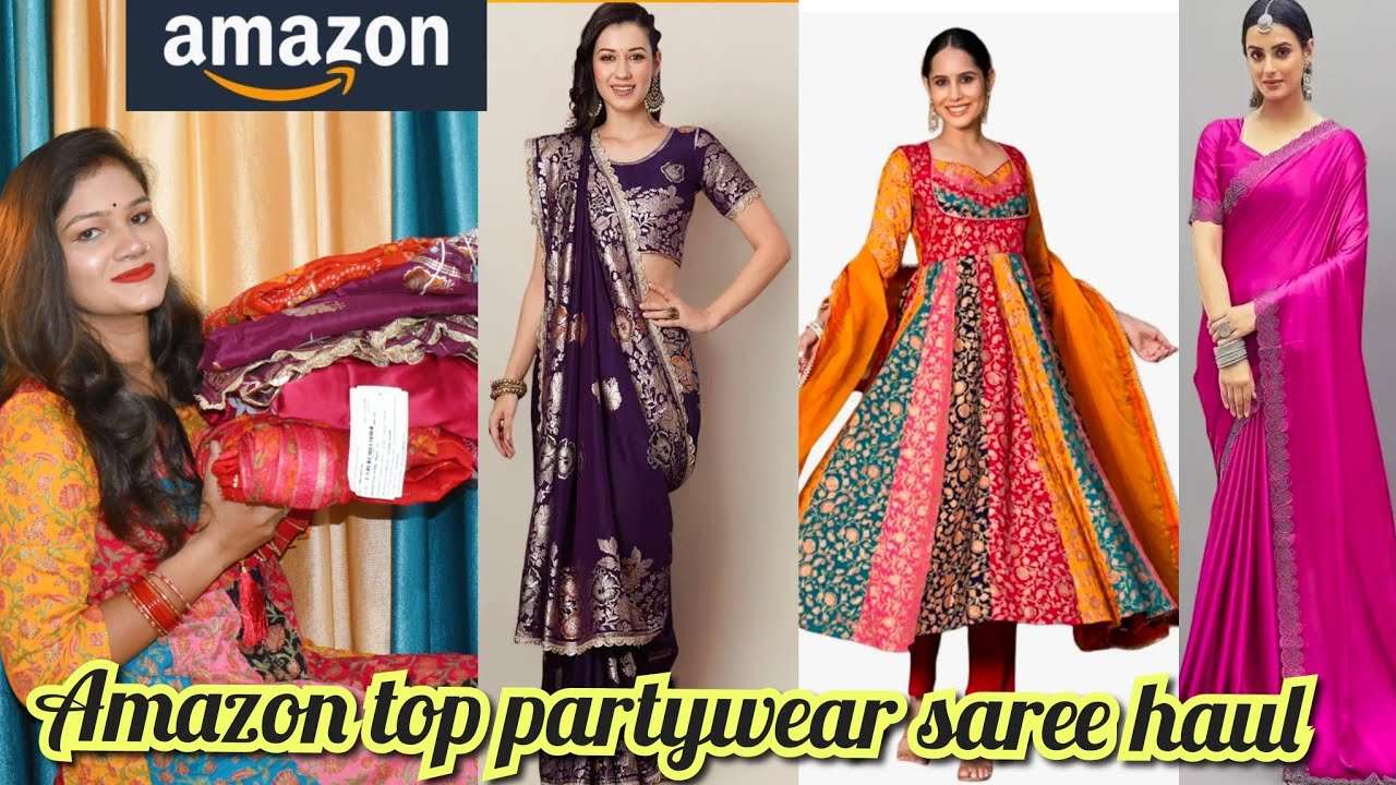 AMAZON MY TOP 5 SAREE RECOMMENDED FESTIVE SPECIAL SAREE HAUL IN BUDGET
