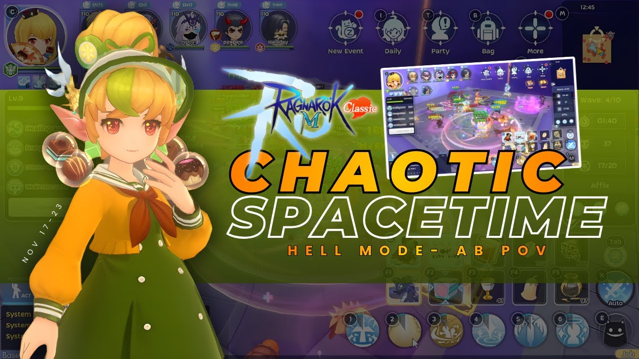 Ragnarok Mobile: Classic - Chaotic Spacetime Hell + Archbishop POV