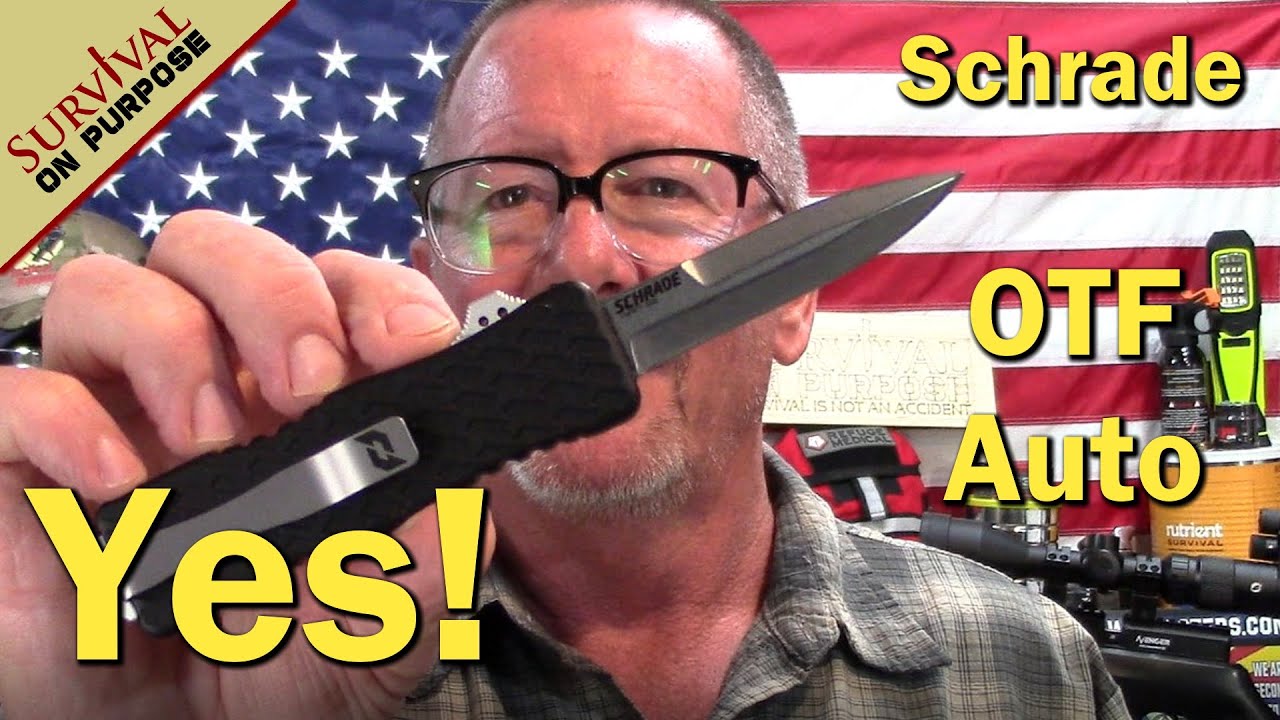 NEW! Schrade Uproar Out The Front Automatic Knife - Sharp Saturday