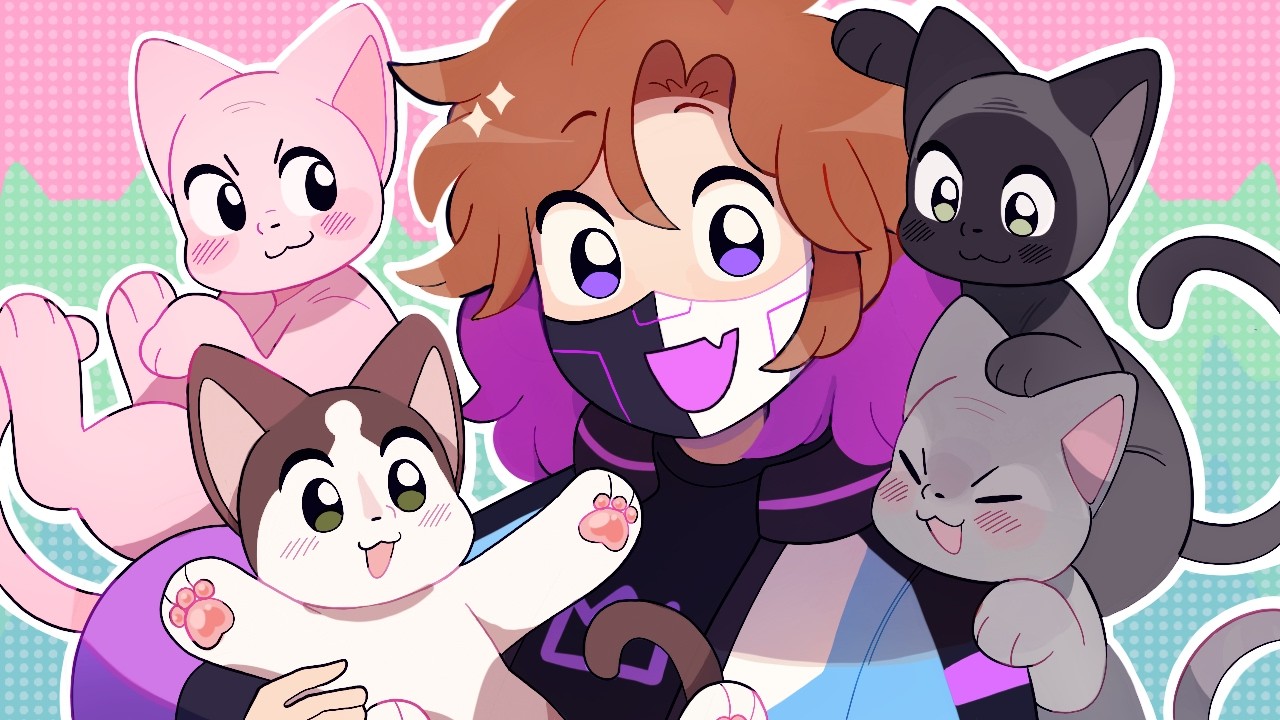 Ranboo's cats causing havoc for 12 minutes straight