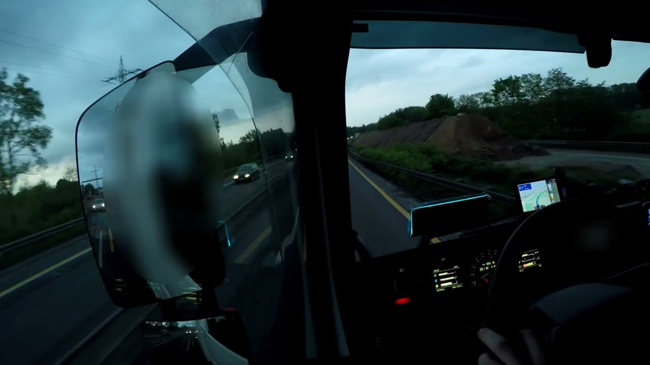 A Day in the Life of a Truck Driver in truck line transportation
